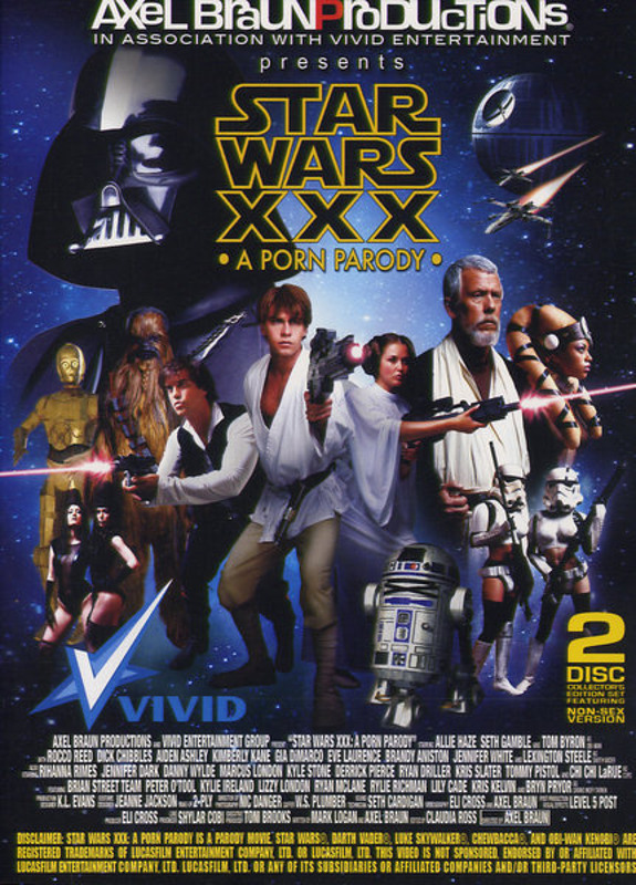 Star Wars XXX A Porn Parody  [2 DVDs] DVD Image